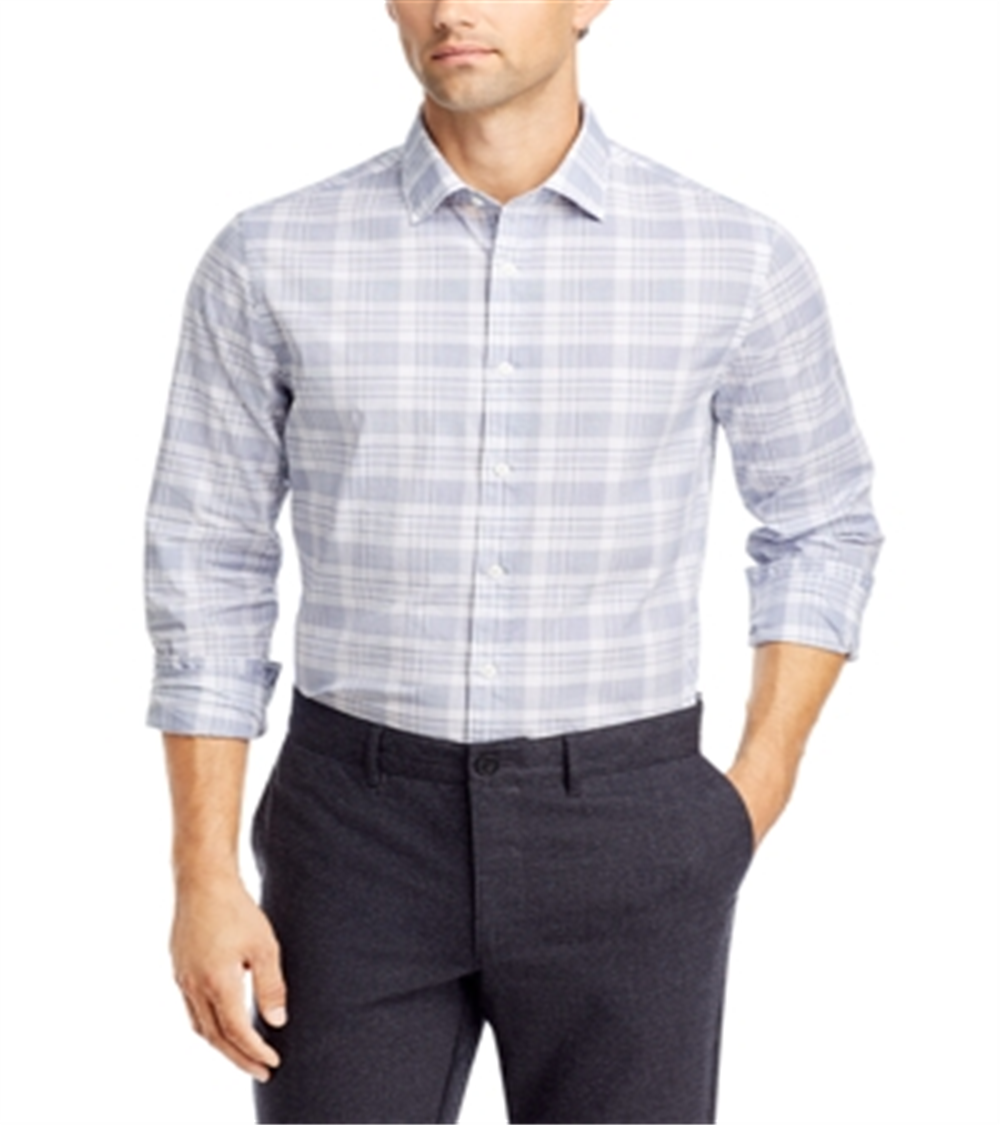 The Men's Store at Bloomingdale's Casual Stretch Slim Fit Shirt Navy