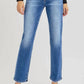 Trendsi - Women's Risen Mid Rise Ankle Tapered Jeans