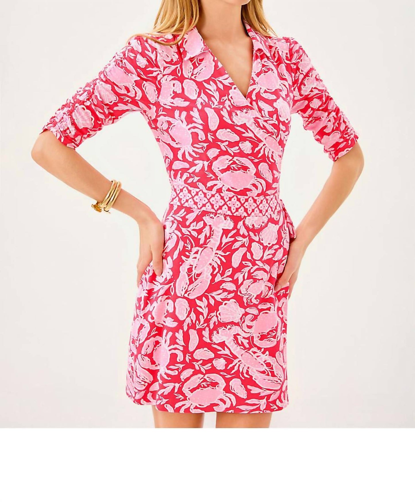 Lilly Pulitzer - Ibby Romper Crab Collab