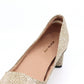 All Black - WOMEN OVAL KITTEN PUMP