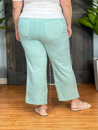 Judy Blue - High Waist Crop Wide Leg Jeans