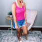Blu Pepper - Melody Eyelet Knit Tank Top