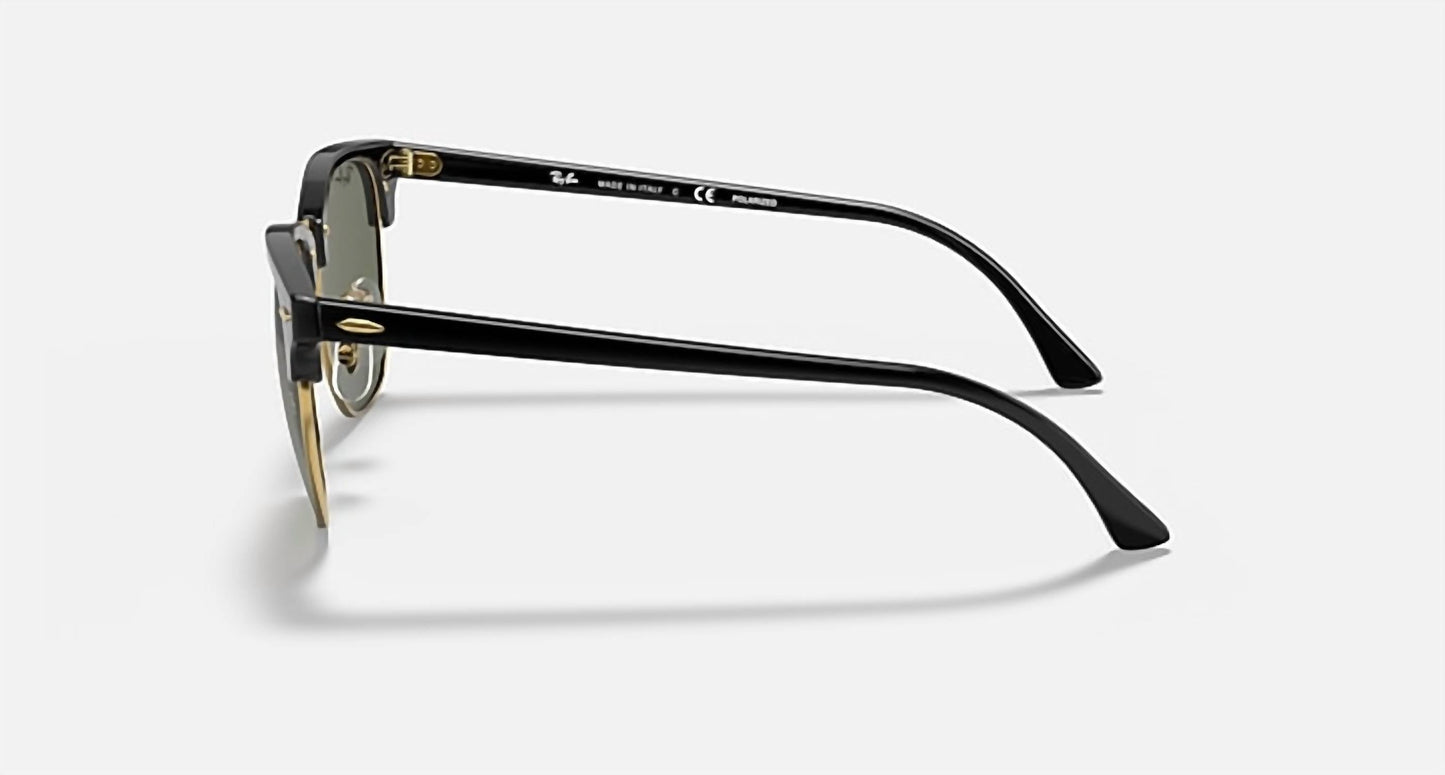 Ray Ban - Clubmaster Classic Medium Polarized Sunglasses Rb3016 - 901 - 58