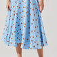 Astr - Janie Polka Dot Midi Skirt