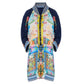 Johnny Was - REVERSIBLE LONG FIORI SILK TWILL KIMONO COAT