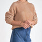 Elan - Kendra Ribbed Crewneck Sweater