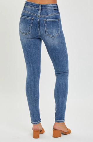 Risen - Mid Rise Skinny Jeans