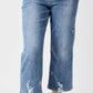 Judy Blue - High Waist Button Fly Cropped Jeans