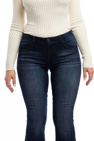 1822 Denim - Long Mid-rise Vintage Flare Jeans