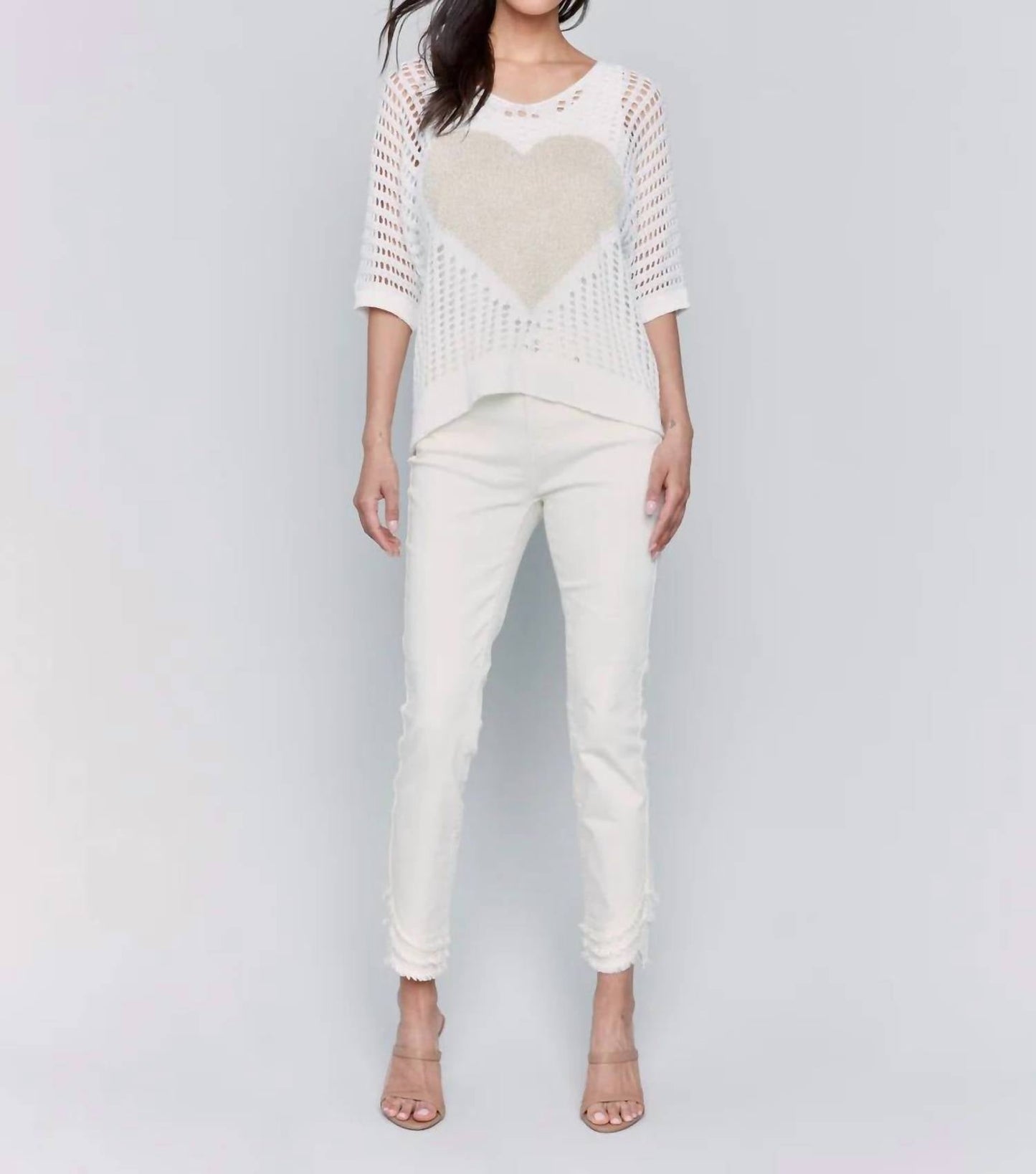 Charlie B - Women's Fishnet Sweater