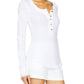 Free People - Our Song Henley Cuff Top