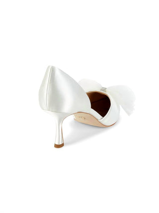 Badgley Mischka - WOMEN METALLIC FESTIVE EMBELLISHED BOW PUMPS