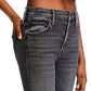 Mother - Insider High Rise Crop Step Fray Bootcut Jeans
