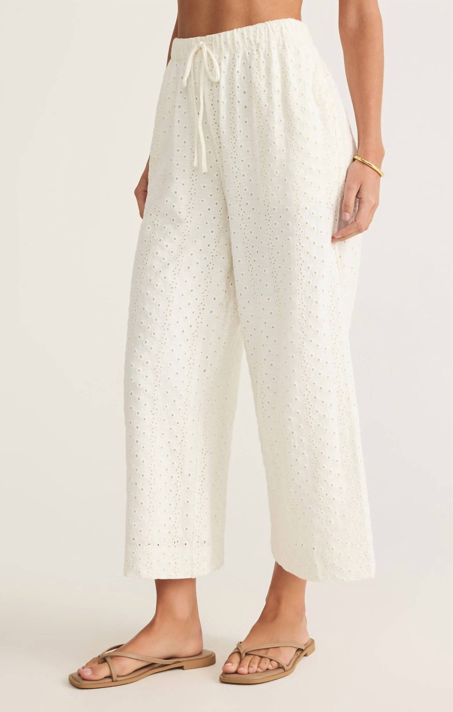 Z Supply - Women's Romi Knit Eyelet Pants