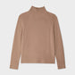 White + Warren - Cashmere Rib Trim Standneck Sweater