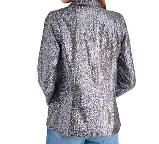 Steve Madden - Payton Sequined Boyfriend Blazer