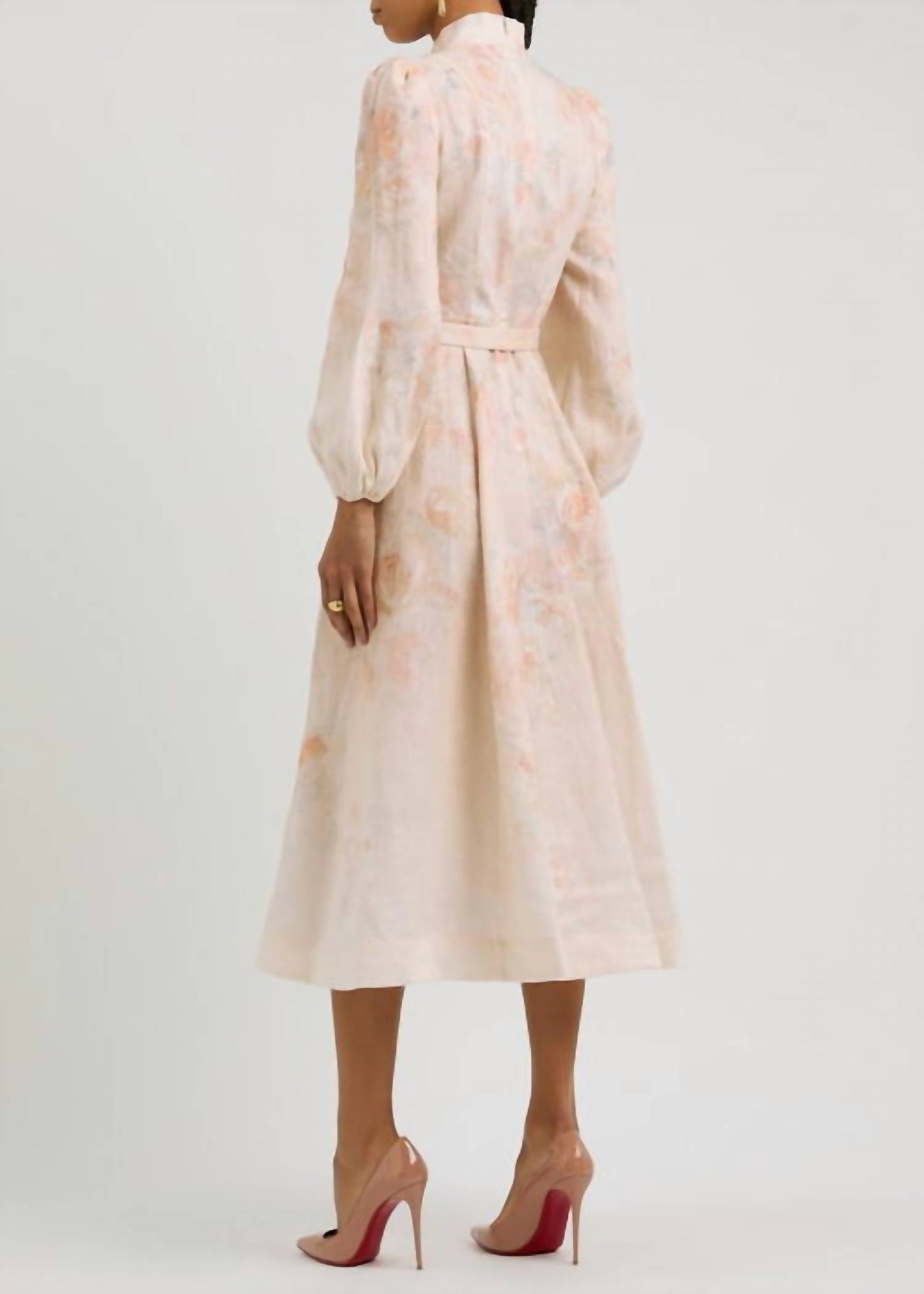 Zimmermann - Crush Buttoned Midi Dress