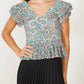 Caballero - Katy Deep V-neck Top