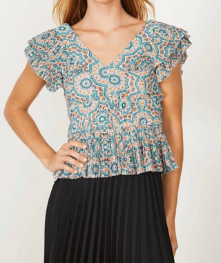 Caballero - Katy Deep V-neck Top