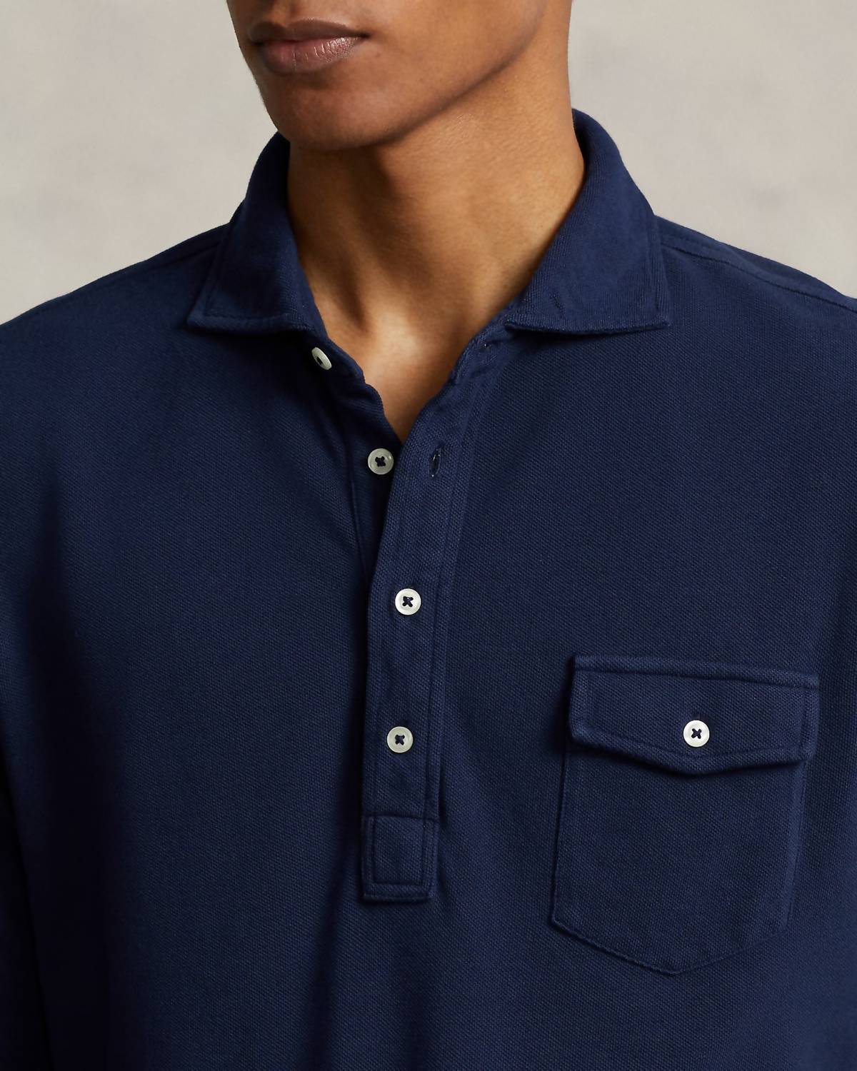 Polo Ralph Lauren - Long Sleeve Mesh Polo