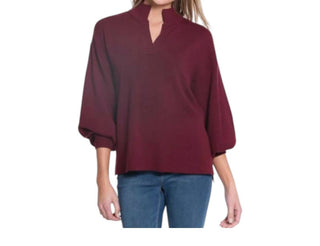 Multiples - Drop Shoulder Mock Neck Sweater