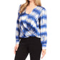 Karen Kane - Satin Drape Front Top