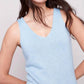 Charlie B - Metallic Lurex Knit Cami Top