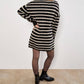 Apricot - Oversized Stripe Jumper Mini Dress