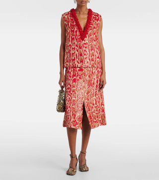 Dries Van Noten - Shera Embroidered Skirt