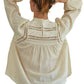 By Together - Woven Long Sleeve Mock Neck Top