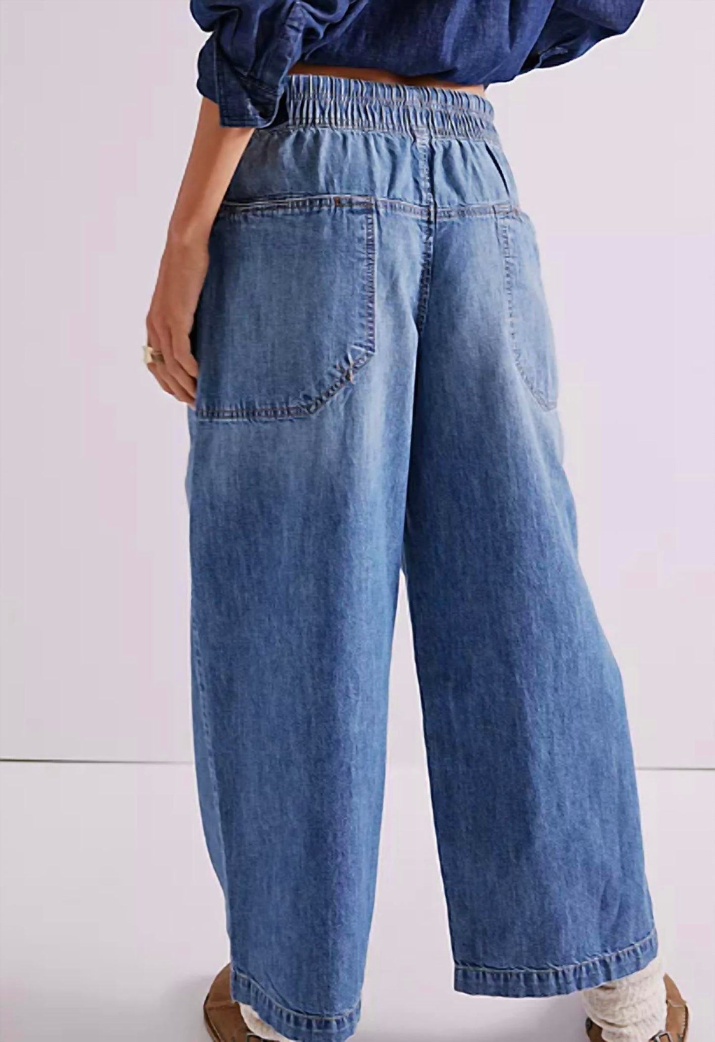 Free People - Easy Peasy Denim Pants