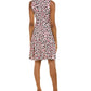 Leota Women's Calista Side Tie Dress Brown