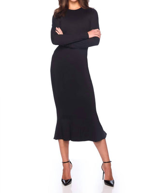 Susana Monaco - Crew Trumpet Midi Dress