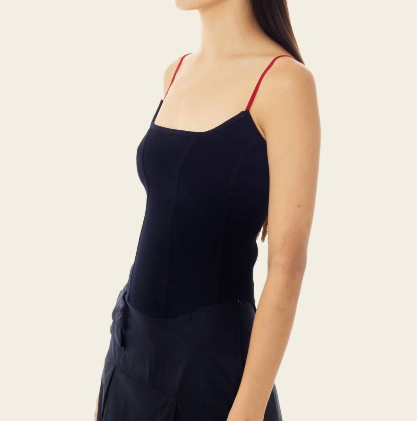 Find Me Now - Persephone Corset Knit Tank Top