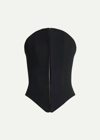 Alexander Mcqueen - Curved Strapless Bustier