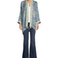 Johnny Was - DOLCE EMBROIDERED CUPRO-WOVEN KIMONO