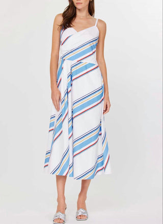 Current Air - Juliette V-neck Wrap Midi Dress