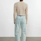 Enza Costa - Linen Open Knit Cropped V Neck Cardigan