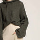 124 Voltaire - Cozy At Home Knit Hoodie