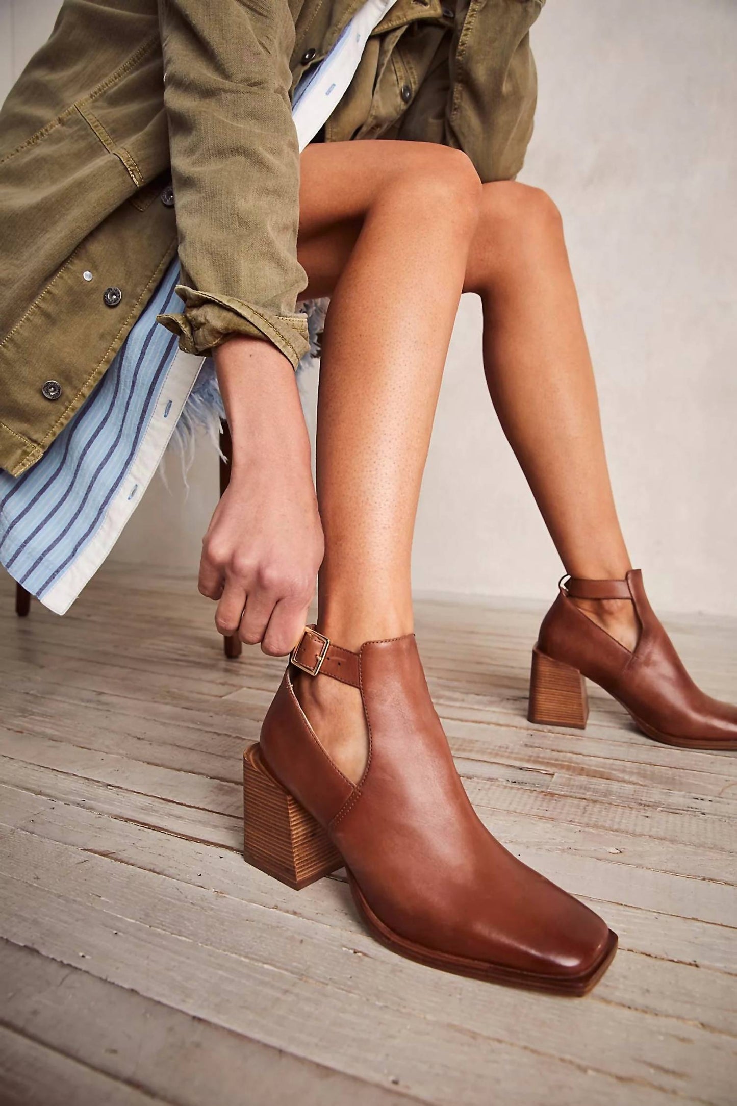 Free People - Women's Brady Buckle Shoeboot