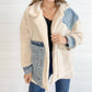 Ellison - Mixed Media Sherpa Denim Jacket