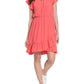 Maggy London - Smocked Waist Ruffle Dress