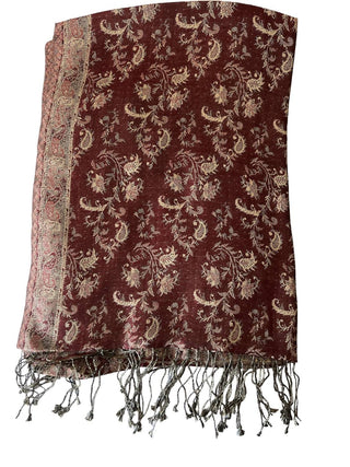 The Gray Crab - Women'sembroidered Silk Scarf