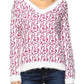 White Mark - Women's Leopard Sweater