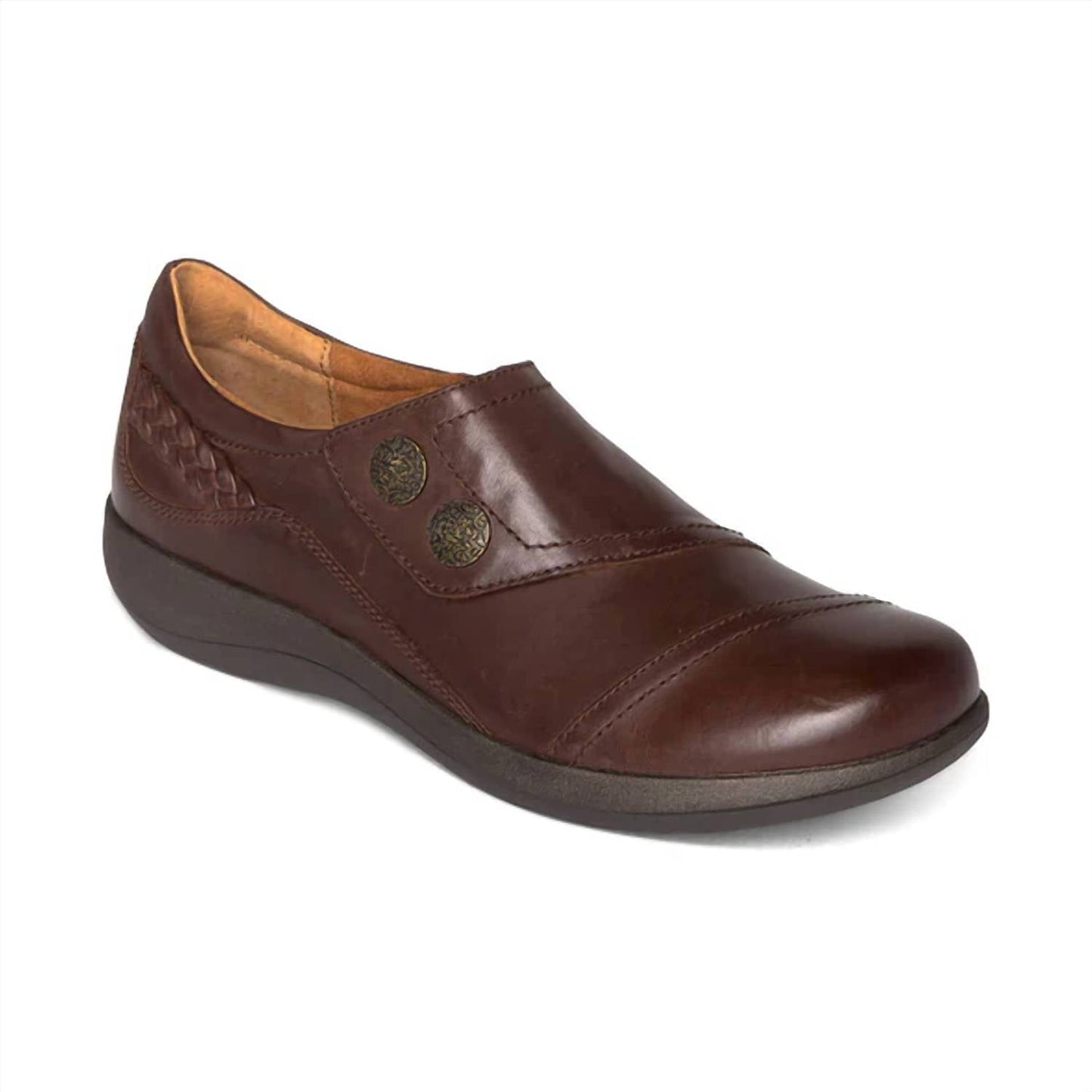Aetrex - Karina Monk Slip On Loafer - Wide Width