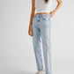 Free People - Pacifica Straight Leg Bleach Acid Wash Jeans
