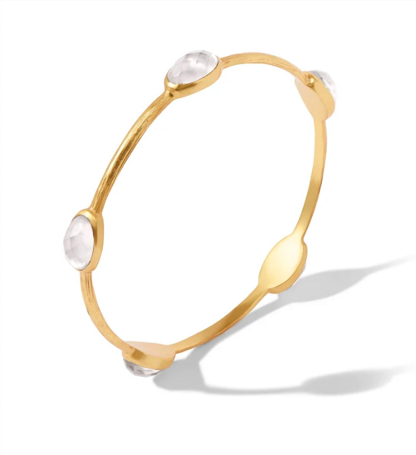 Julie Vos - Women's Ivy Stone Bangle - Medium