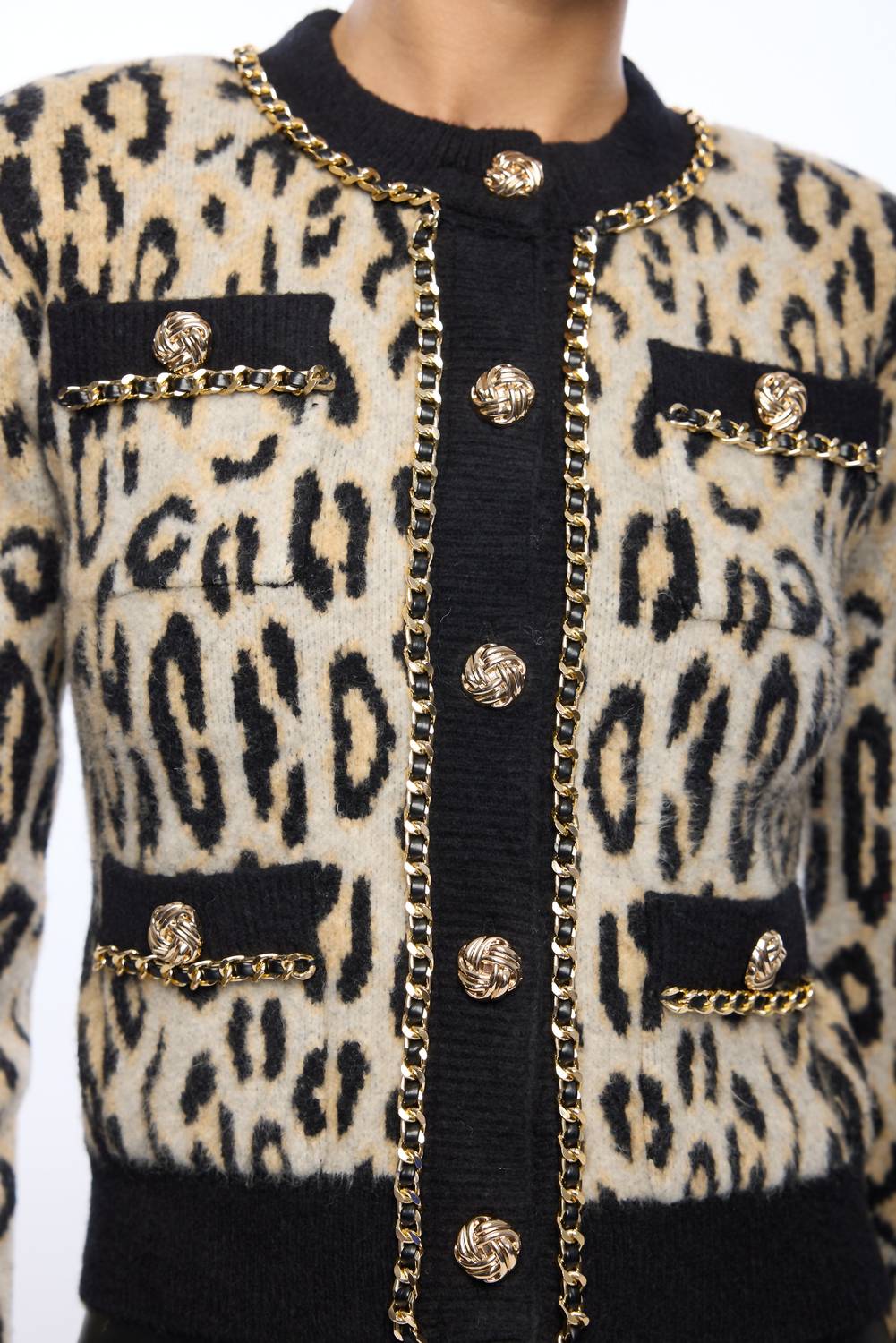 Generation Love - Selma Leopard Cardigan Top