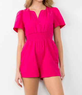 Thml - Smocked Waist Romper