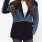 Coalition La - Joanne Denim Accent Statement Blazer